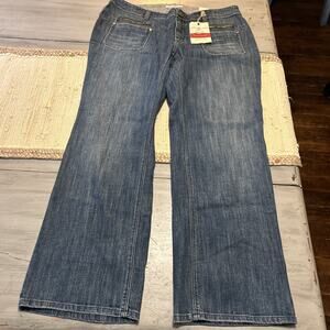 NWT Tommy Hilfiger Boot Cut Hipster Medium Wash Jeans Womens Size 16 Y2K 2006